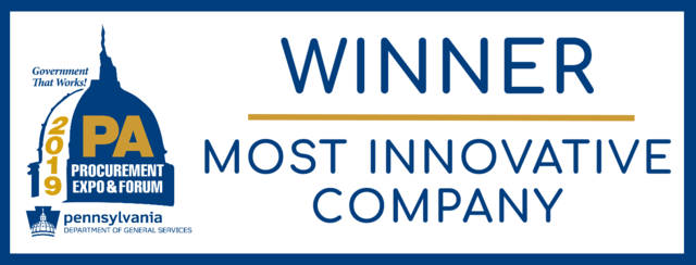 Winner - Most Innovative Company, 2019 PA Procurement Expo & Forum